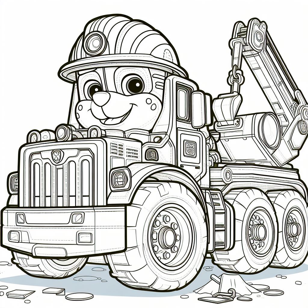 Chase Paw Patrol Coloring Pages