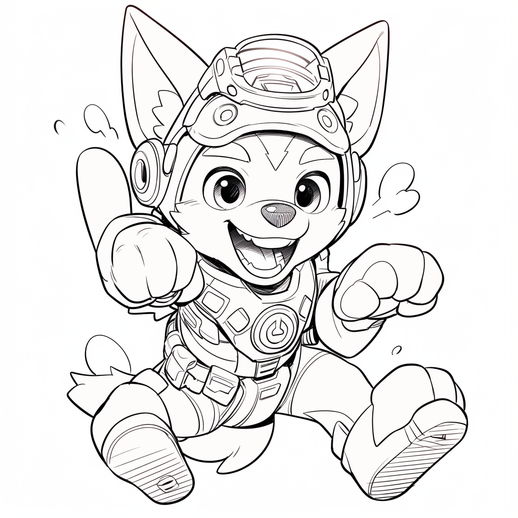 Paw Patrol Coloring Pages tracker1